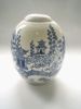 Willow Landscape - porcelain with hand painted cobalt 18 x 11 x 11cm